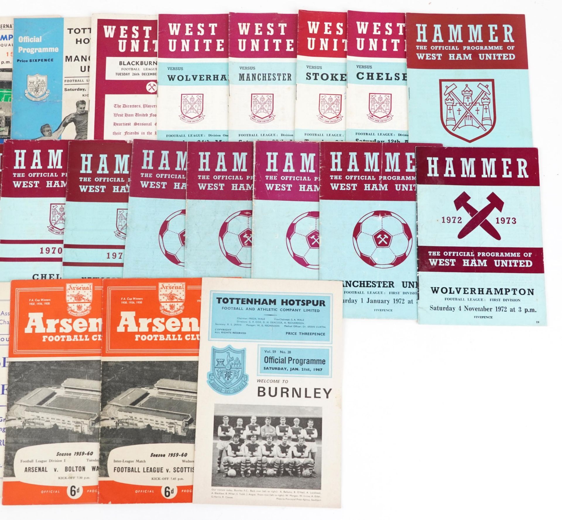 1960s and later footballing interest league and international programmes and tickets including - Image 3 of 3