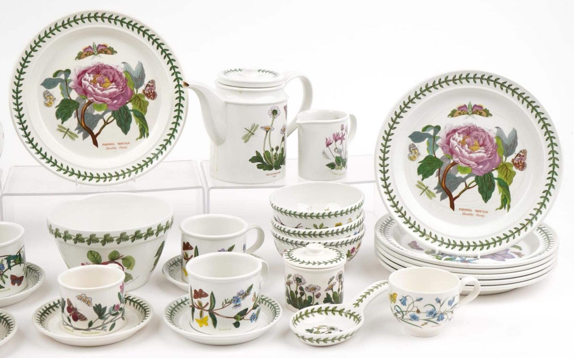 Portmeirion Botanic Garden and Pomona collectable china and dinnerware including teapot, cups and - Bild 3 aus 5