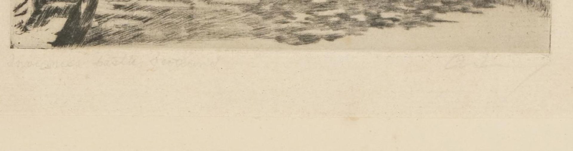 A Simes - The Cowal Shore, The Clyde and Inverness Castle Scotland, pair of pencil signed - Image 18 of 22