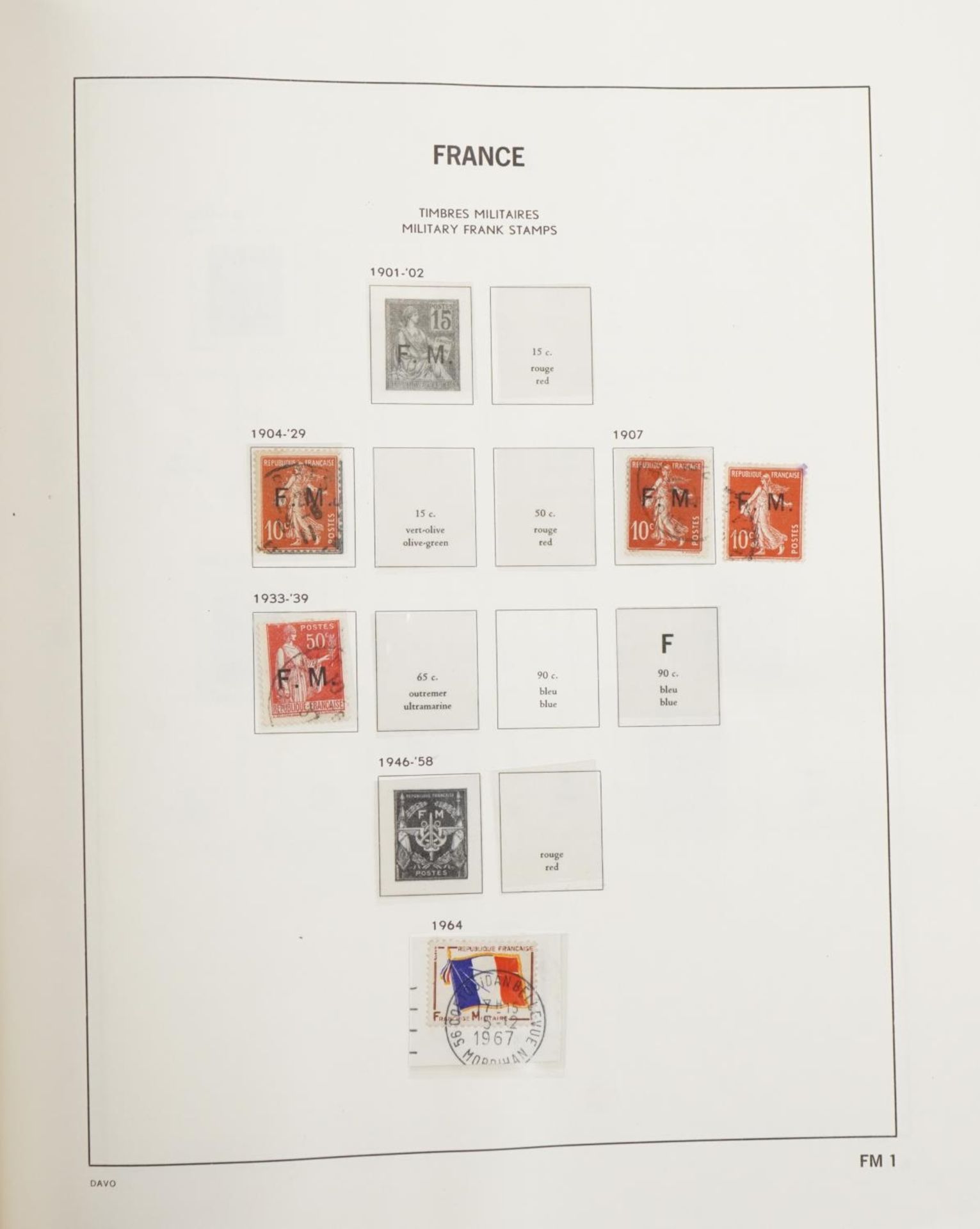 Good collection of 1940s and later French stamps arranged in an album : For further information on - Image 6 of 10