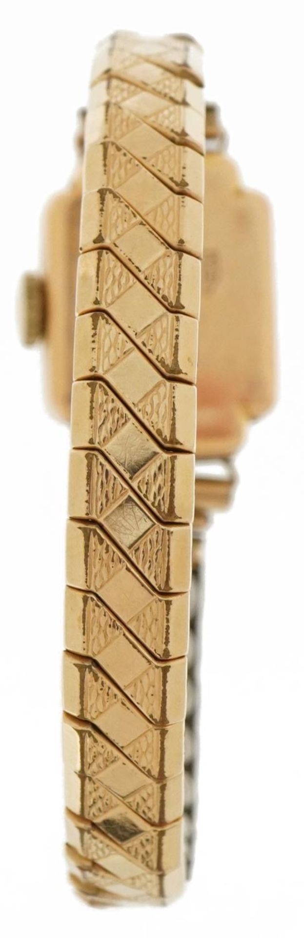 Boldor, ladies Art Deco 18ct gold manual wristwatch, 15mm wide : For further information on this lot - Image 3 of 6