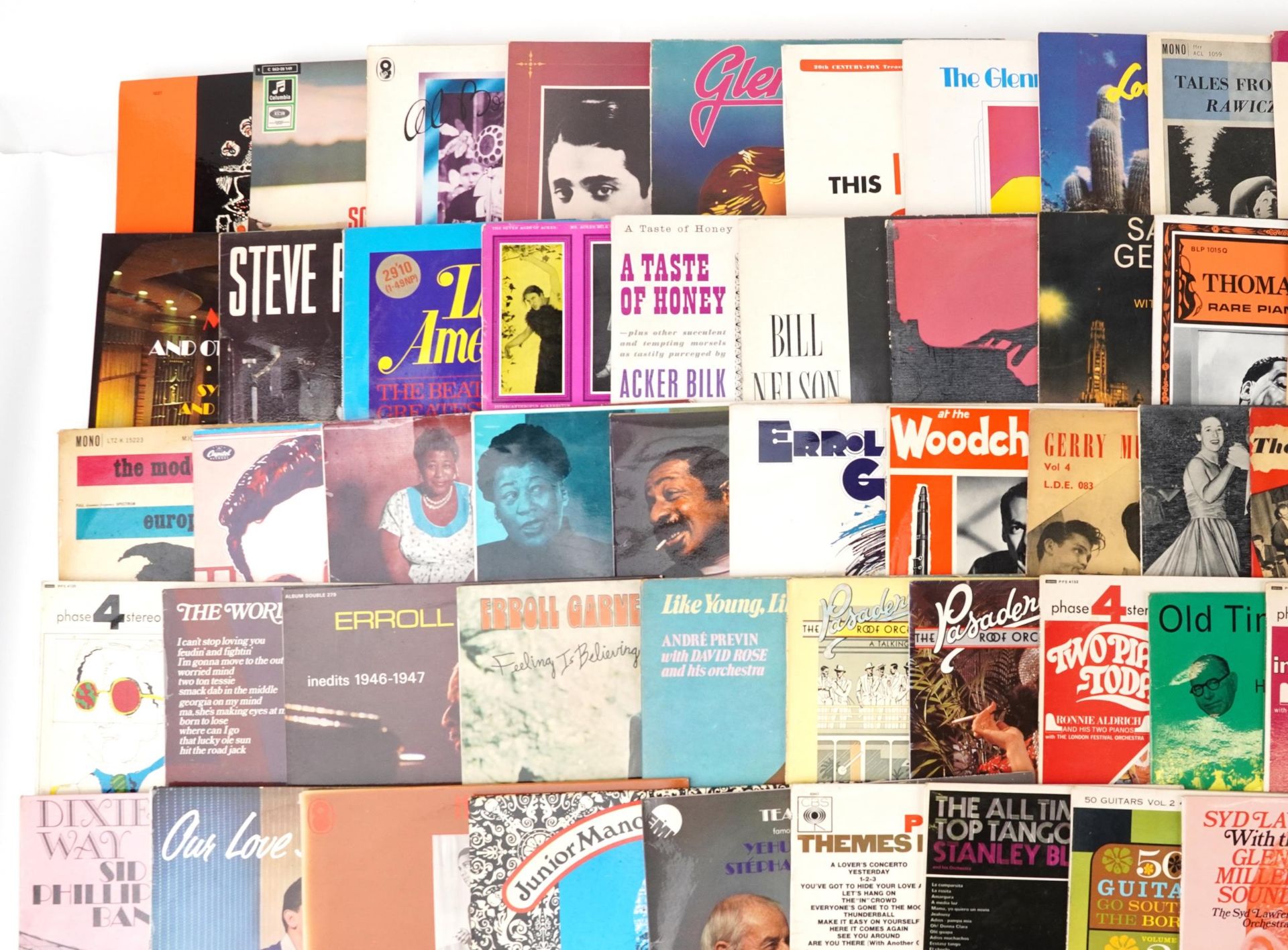 Predominantly jazz vinyl LP records including Ray Charles, Erroll Garner, Stanley Black, Glen Miller - Image 2 of 5