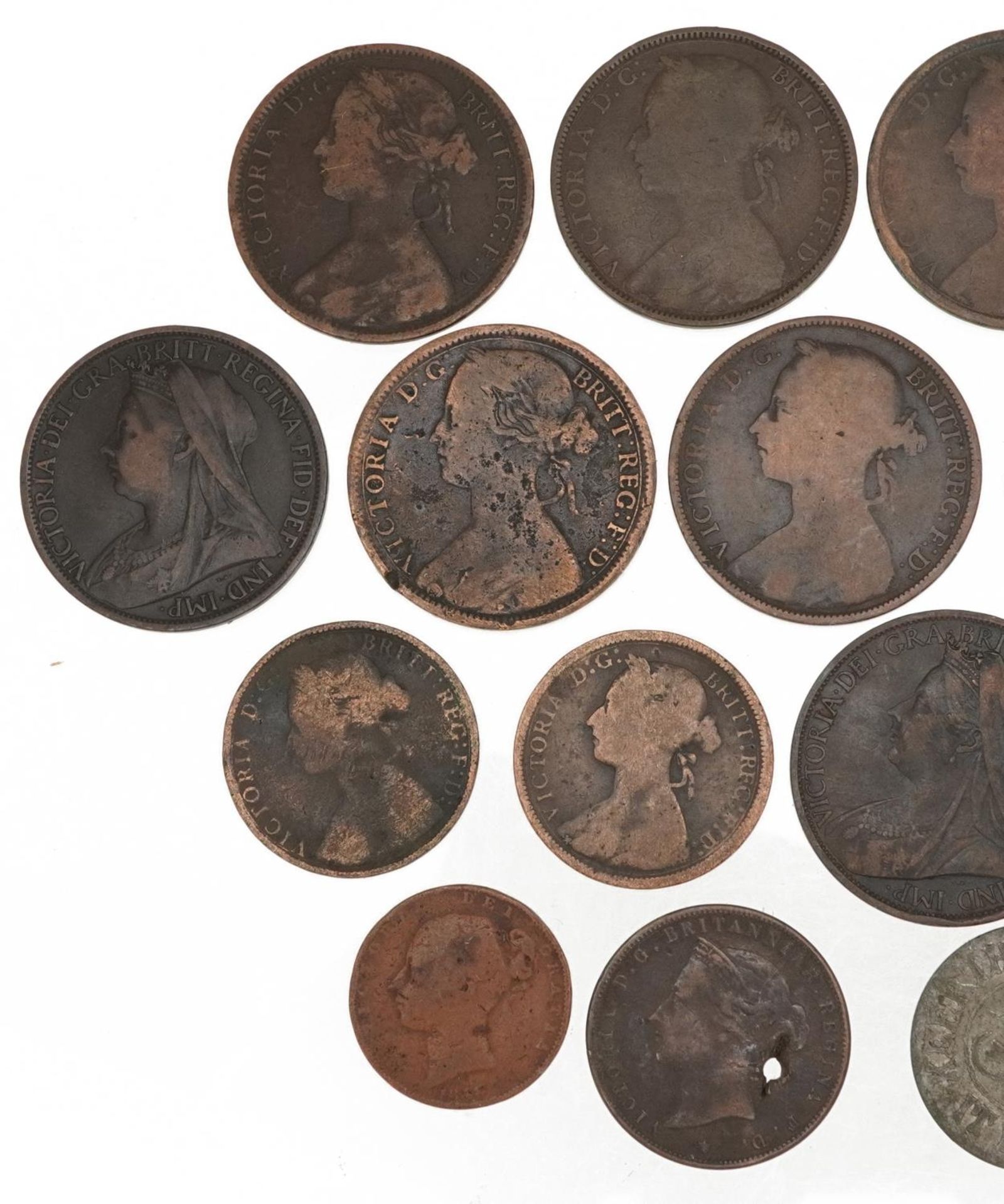 Victorian and later British coinage including pennies : For further information on this lot please - Image 5 of 6