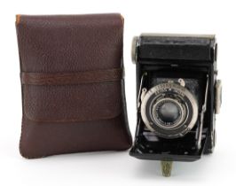 Vintage Zeiss Ikon Compur-Rapid folding camera with case : For further information on this lot