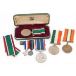 Military interest medals including National Service medal awarded to 5028230S.A.C.MEDLOCK.R.1956-