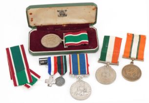 Military interest medals including National Service medal awarded to 5028230S.A.C.MEDLOCK.R.1956-
