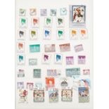 World stamps arranged in seven albums including France, Germany and Hungary : For further