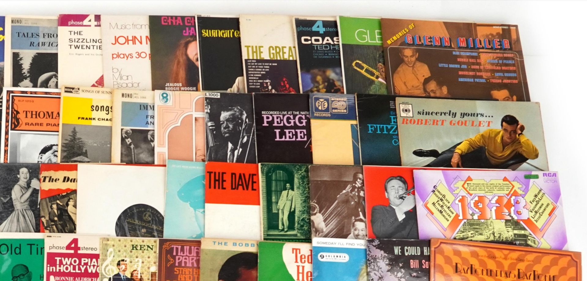 Predominantly jazz vinyl LP records including Ray Charles, Erroll Garner, Stanley Black, Glen Miller - Image 3 of 5