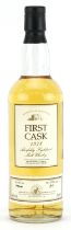 Bottle of First Cask 1978 Aberfeldy Highland 15 Year Old Malt whisky, cask number 7799, bottle