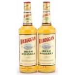 Two bottles of Kilbeggan Irish whisky, John Locke & Co Ltd : For further information on this lot