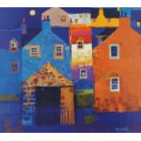 George Birrell - Stone shed, pencil signed offset lithograph in colour, limited edition 33/875
