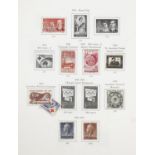 Collection of Great Britain and Commonwealth stamps arranged in ten albums : For further information