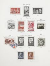 Collection of Great Britain and Commonwealth stamps arranged in ten albums : For further information