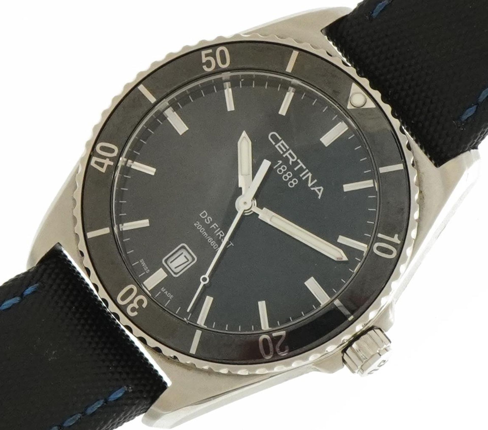 Certina, gentlemen's Certina DS First wristwatch, model C014410A, 41mm in diameter : For further