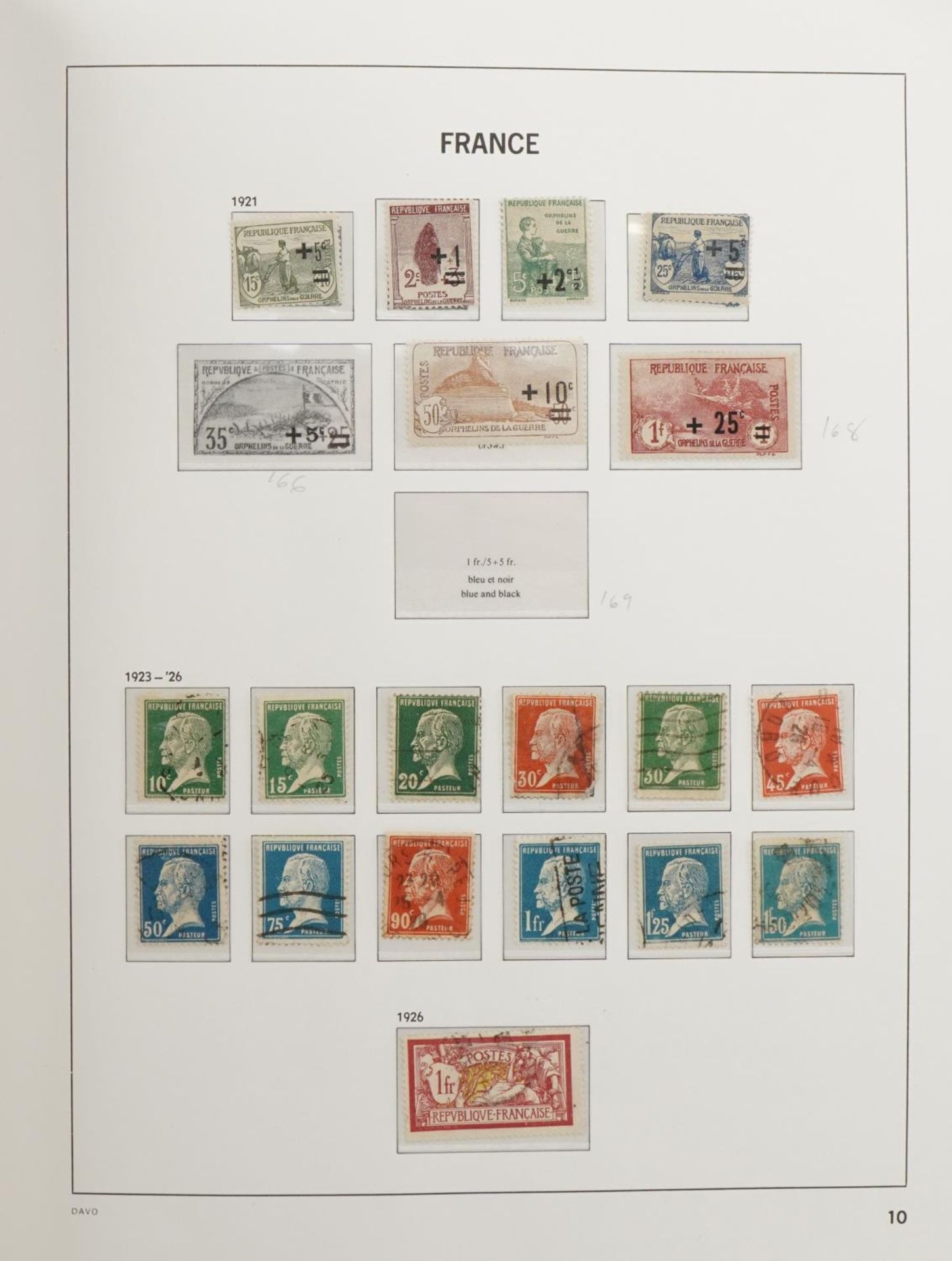 Good collection of mid 19th century and later French stamps arranged in an album : For further - Image 7 of 9