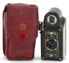 Vintage Coronet Midget spy camera with case, 6.5cm high : For further information on this lot please