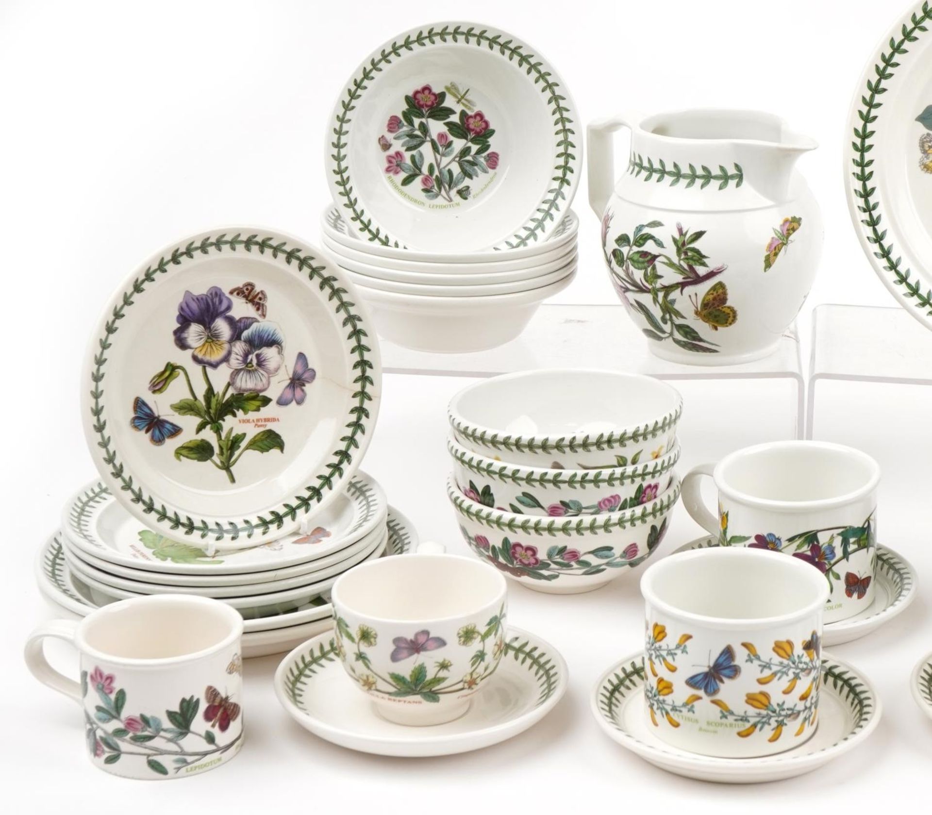 Portmeirion Botanic Garden and Pomona collectable china and dinnerware including teapot, cups and - Bild 2 aus 5