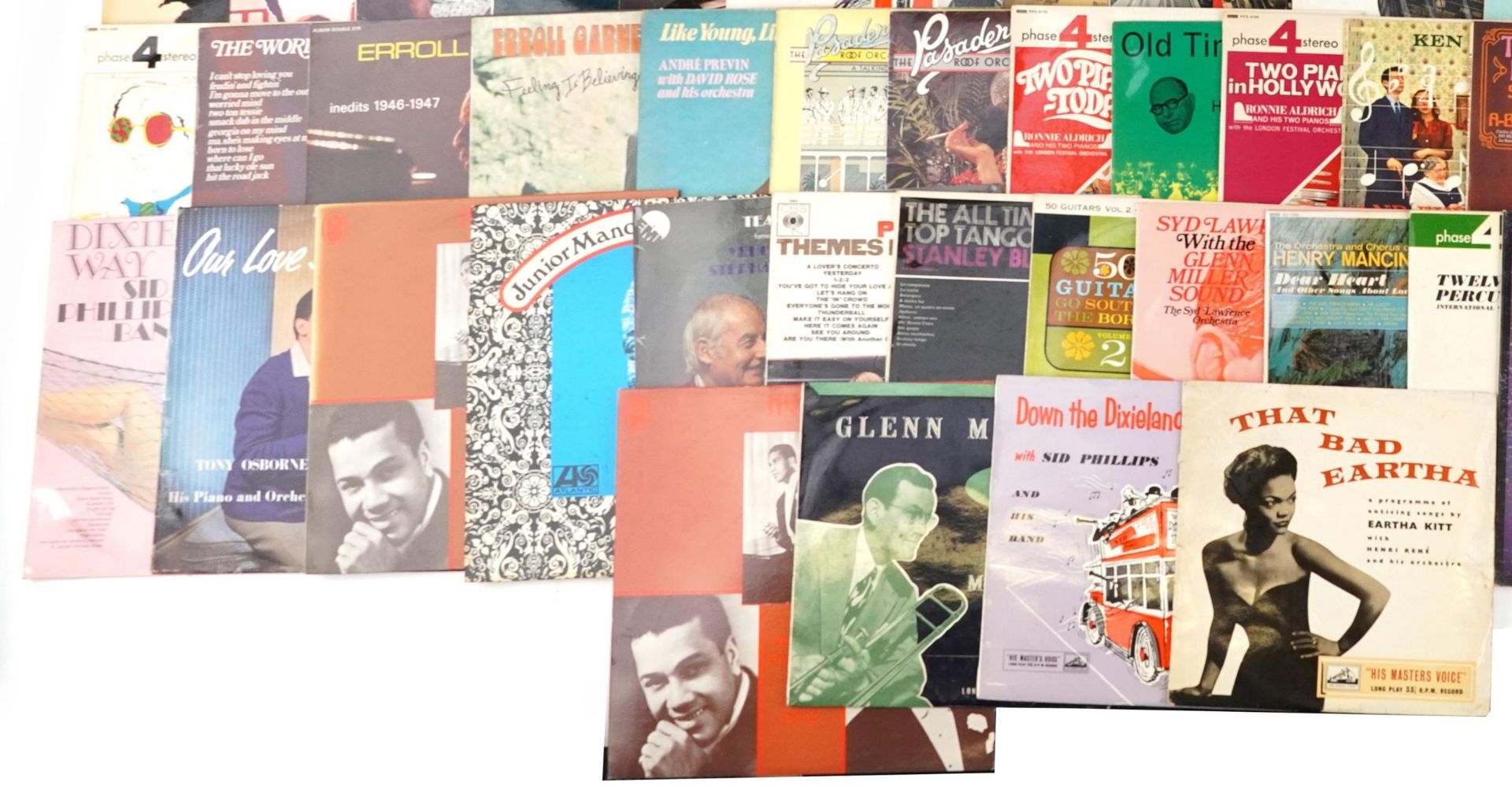 Predominantly jazz vinyl LP records including Ray Charles, Erroll Garner, Stanley Black, Glen Miller - Image 4 of 5