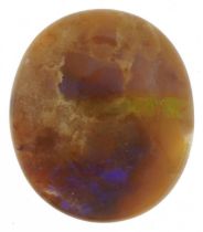 Large opal cabochon approximately 29mm x 25mm x 5.4mm deep, 5.0g