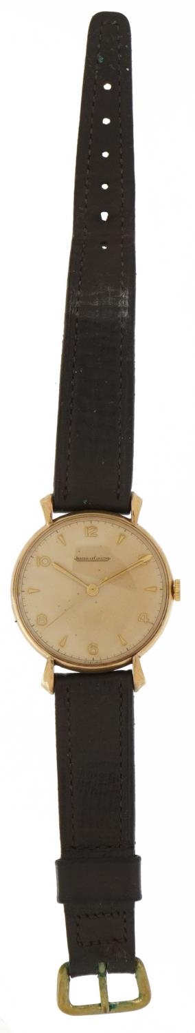 Jaeger LeCoultre, gentlemen's 9ct gold manual wristwatch, the case numbered 11583, 35mm in diameter, - Image 2 of 5