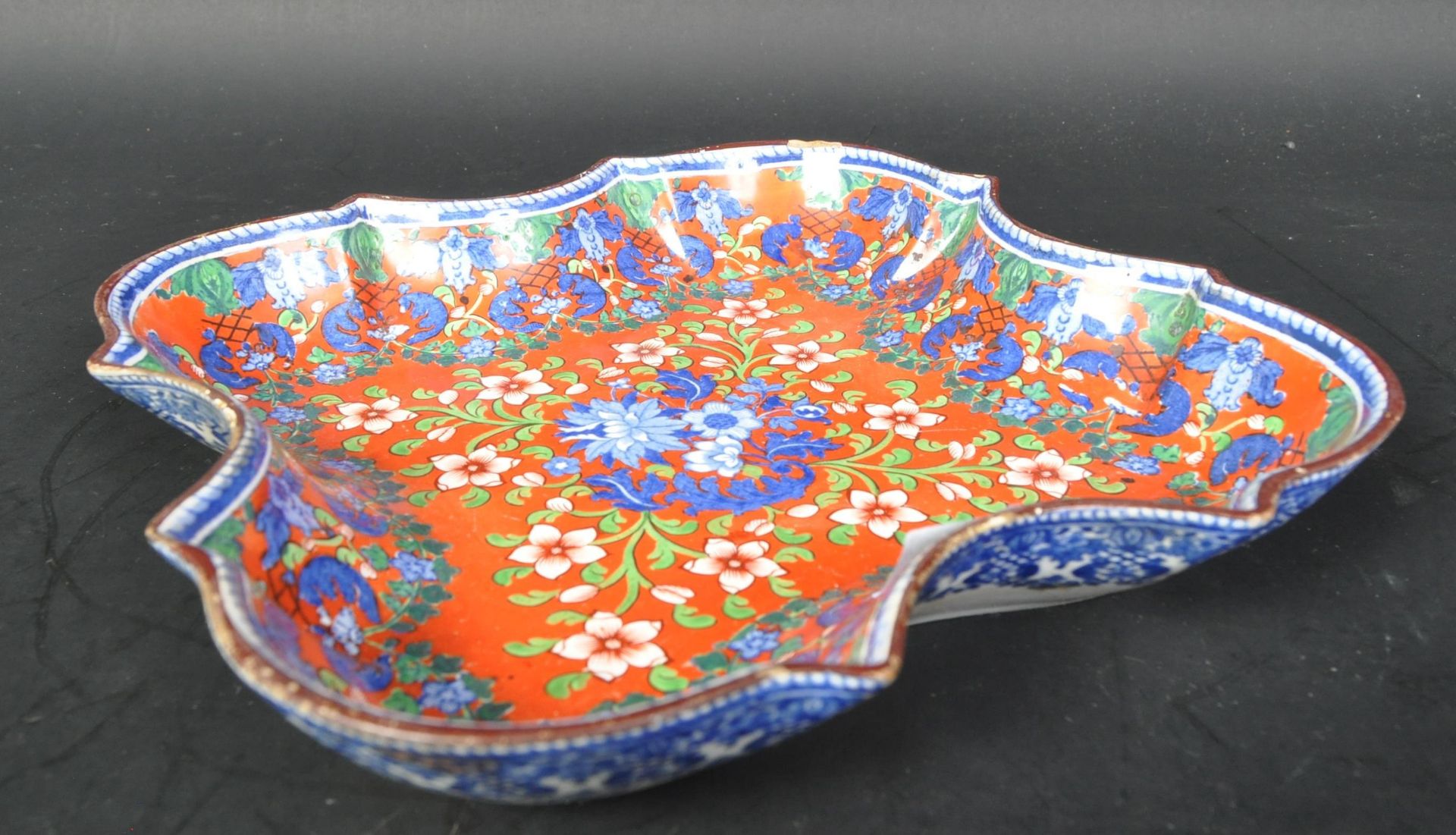 19TH CENTURY COPELAND & GARRETT WUCAI DISH - NEW BLANCHE - Image 3 of 5