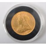 QUEEN VICTORIA 1898 22CT GOLD FULL SOVEREIGN