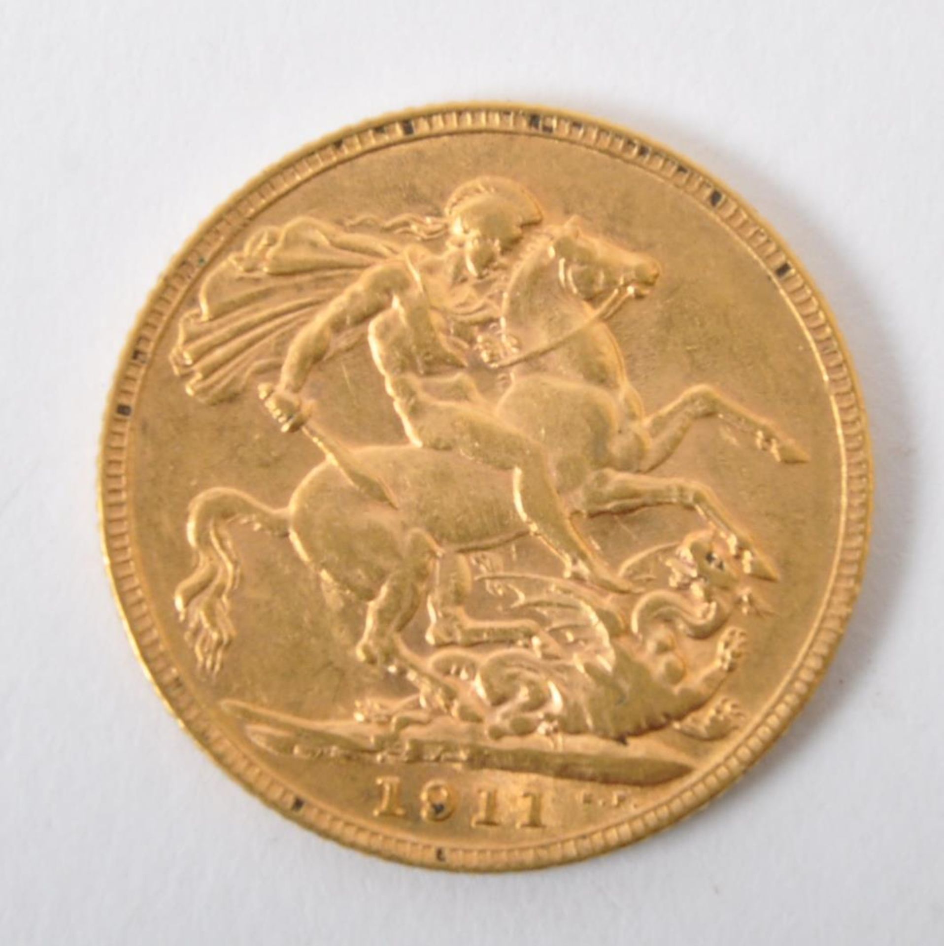 KING GEORGE V 1911 22CT GOLD FULL SOVEREIGN - Image 2 of 2