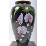 VINTAGE FRANKLIN MINT ORCHID VASE