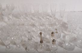 COLLECTION OF 20TH CENTURY CUT GLASS