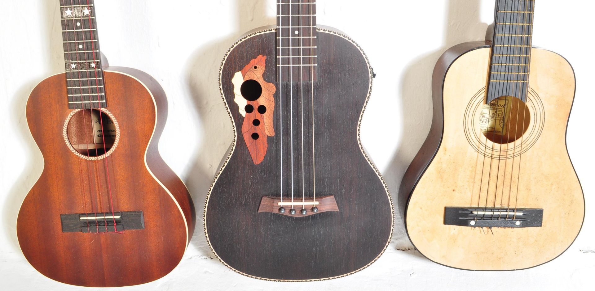 THREE VINTAGE & CONTEMPORARY UKULELES & GUITARS - Image 3 of 4