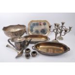EARLY 20TH CENTRUY SILVER PLATED ITEMS