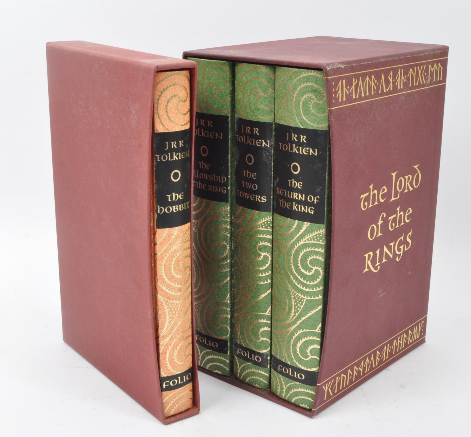 FOUR TOLKIEN LORD OF THE RINGS BOOKS - FOLIO SOCIETY