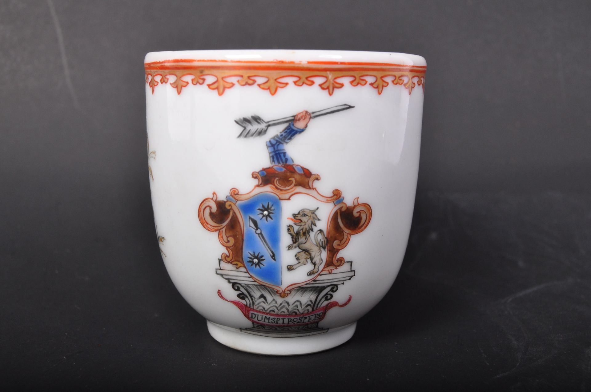 19TH CENTURY CHINA ARMORIAL BEAKER / CUP - Image 5 of 5