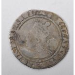ELIZABETH I SIX PENCE 1571 COIN