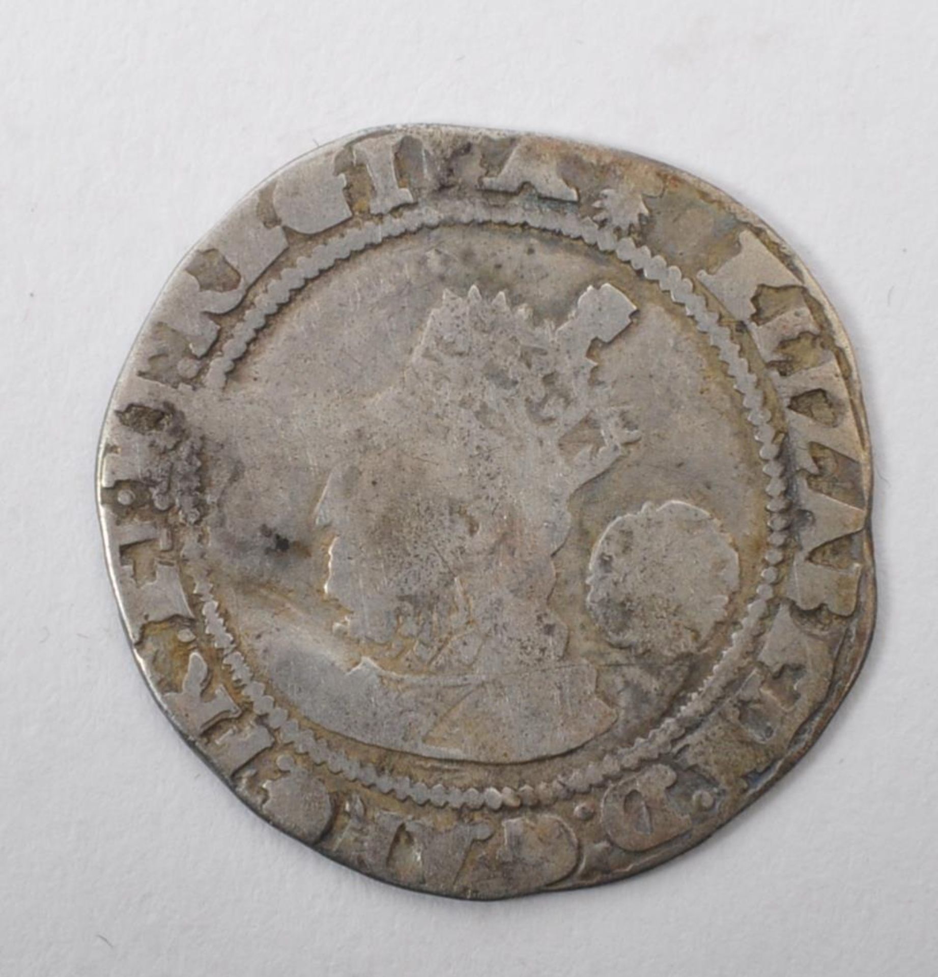 ELIZABETH I SIX PENCE 1571 COIN