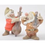 NAO DISNEY - SNEEZY & DOC - BOXED CERAMIC FIGURINES