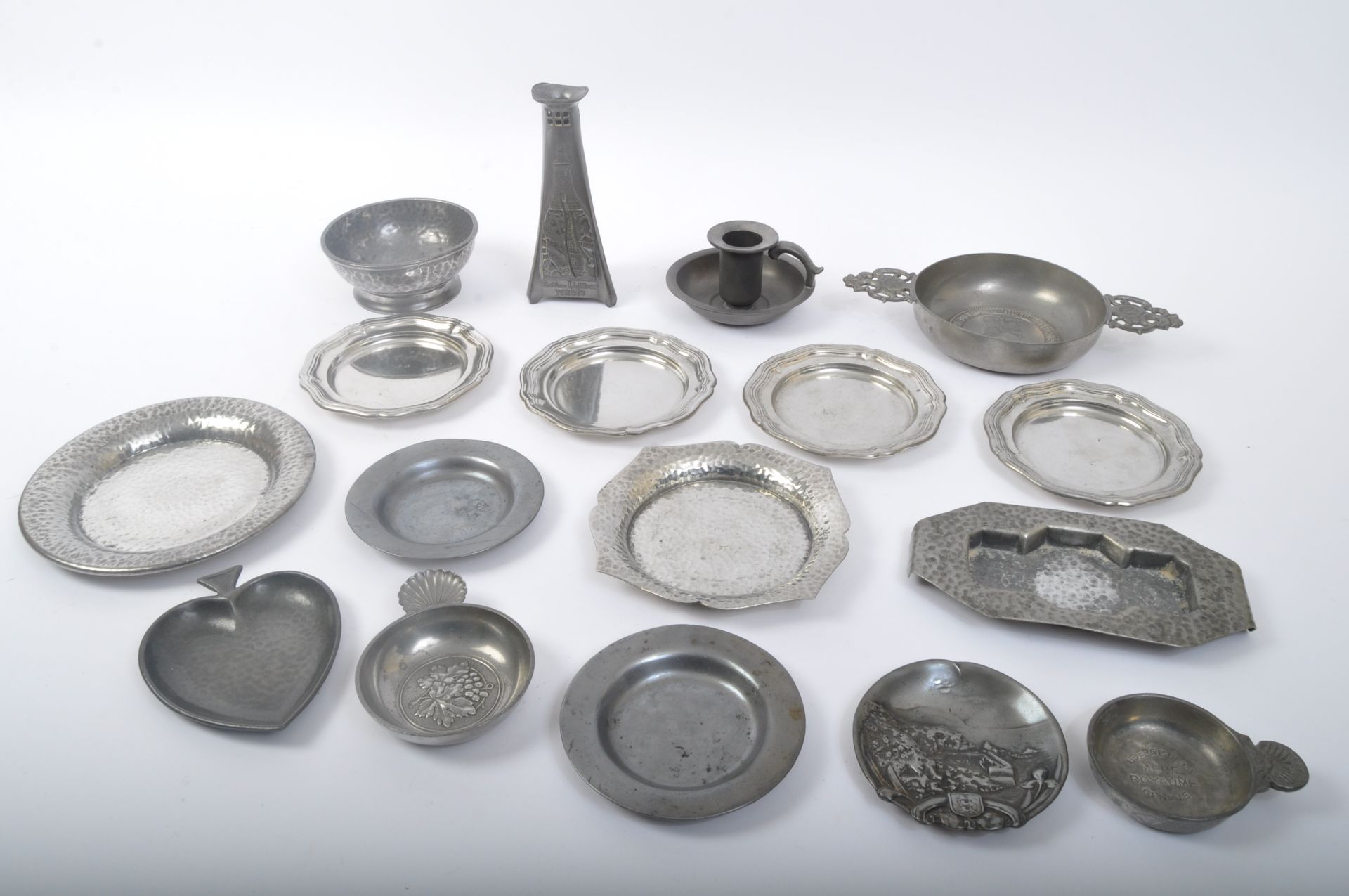 COLLECTION OF 19TH CENTURY & LATER PEWTER