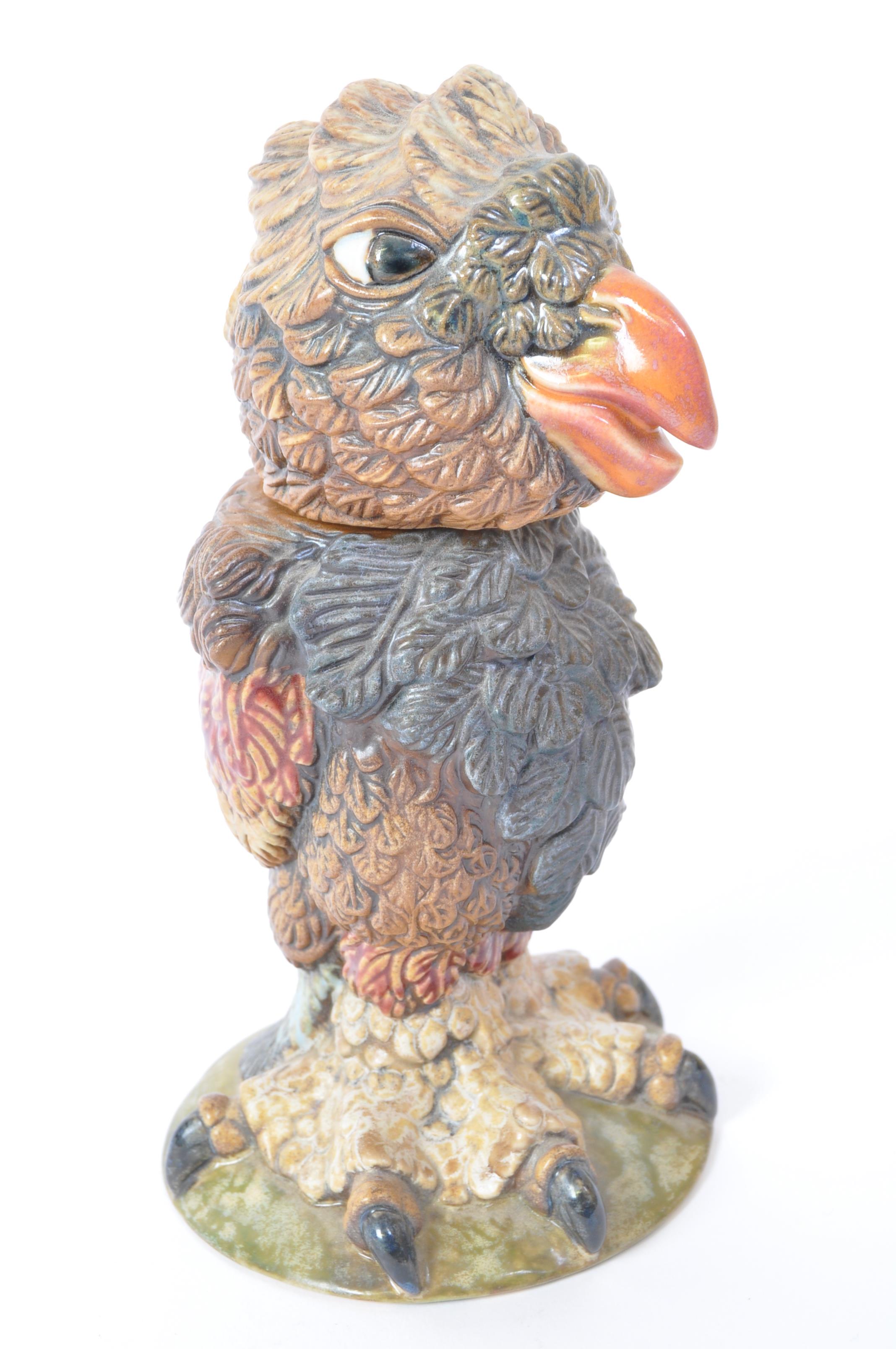 ANDREW HULL BURSLEM POTTERY GROTESQUE OWL - Image 2 of 5