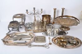 COLLECTION 19TH CENTURY & LATER SILVER PALTE ITEMS