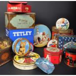 VINTAGE 20TH CENTURY ADVERTISING TINS / BOXES