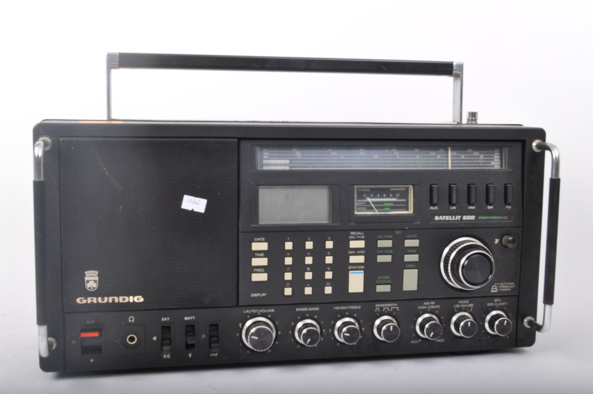 GRUNDIG SATELLIT 600 PROFESSIONAL CONTROLLED TUNING SYSTEM