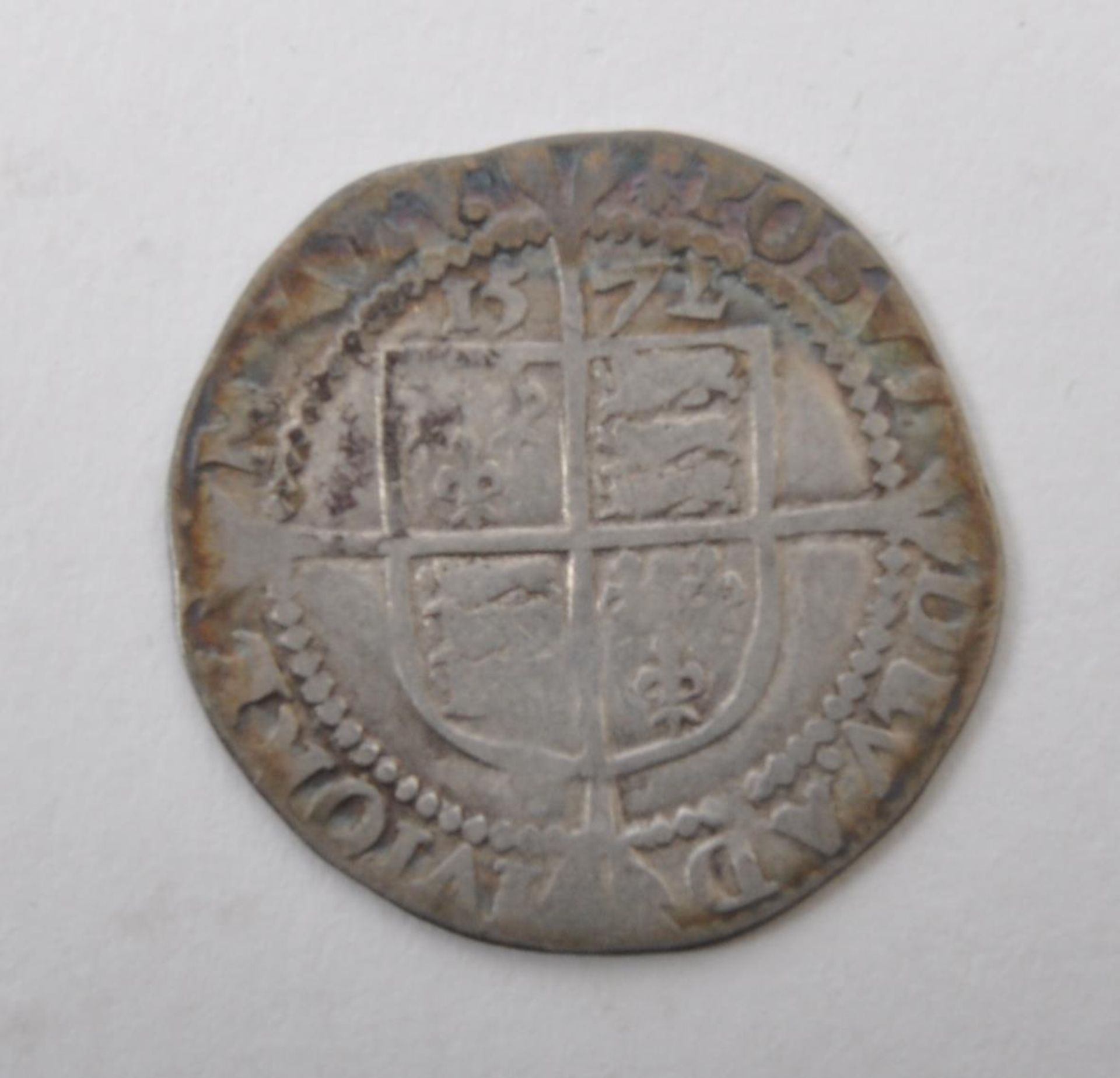 ELIZABETH I SIX PENCE 1571 COIN - Image 2 of 2