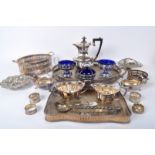 ASSORTMENT OF 20TH CENTURY SILVER PLATED ITEMS