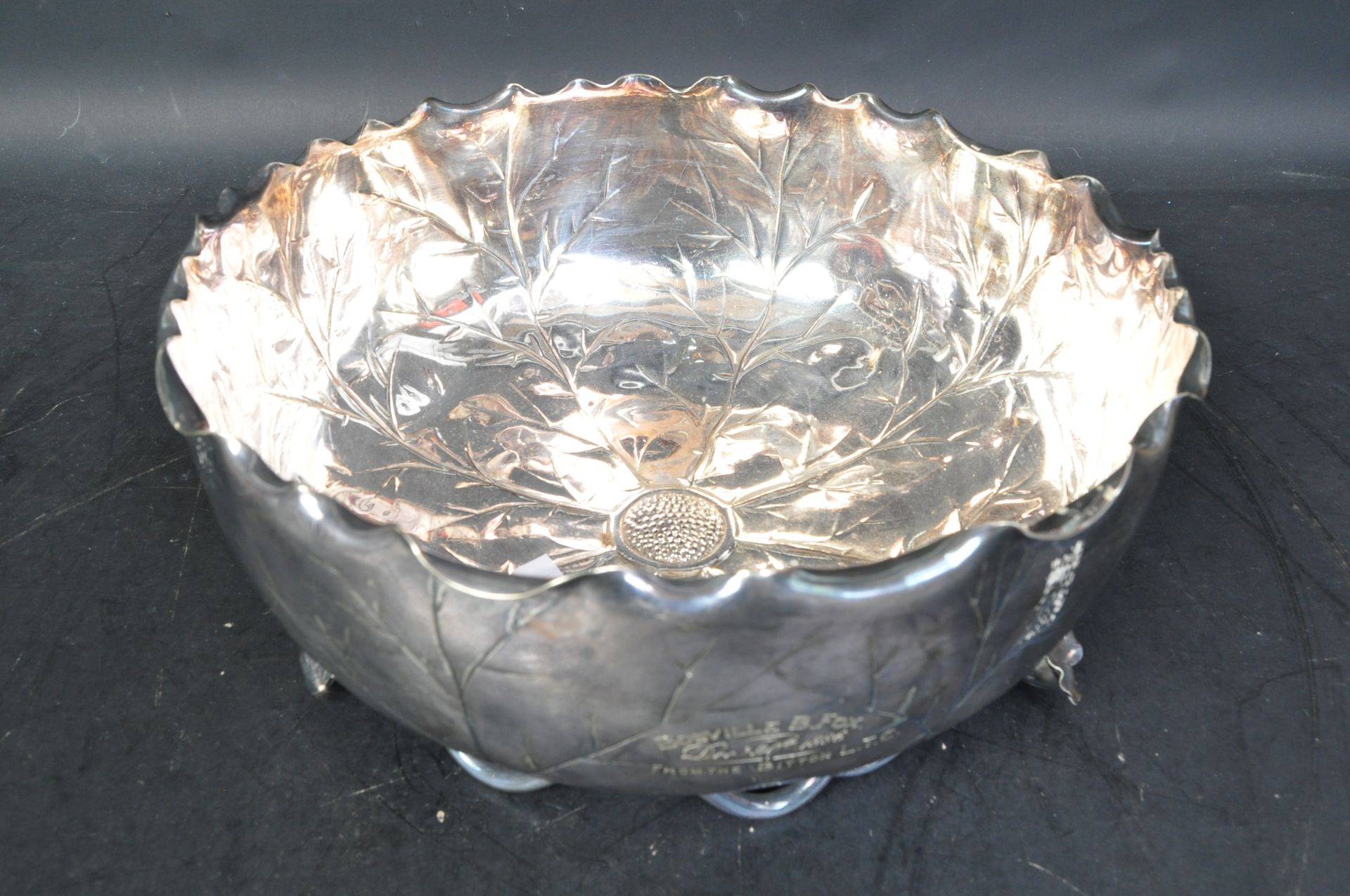 19TH CENTURY HUSKIN & HEATH SILVER PLATED BOWL