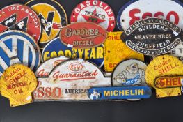 LARGE SET OF CAST IRON REPRODUCTION SIGNS