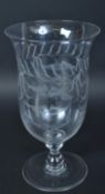 19TH CENTURY VICTORIAN ACID ETCHED CELERY GLASS