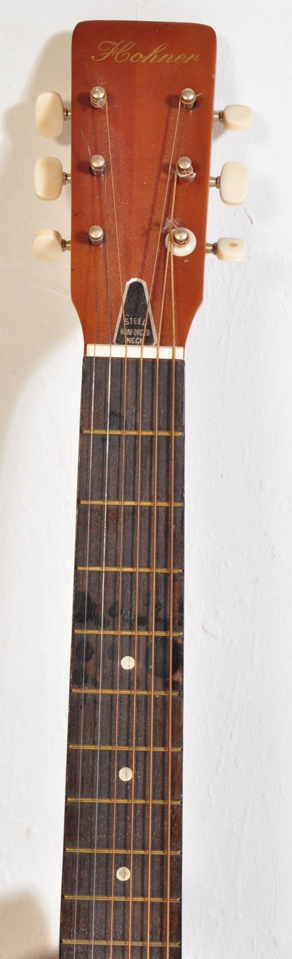 TWO RETRO VINTAGE ACOUSTIC GUITARS - Image 5 of 6