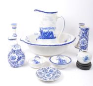 COLLECTION OF BLUE & WHITE CHINA
