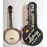 VINTAGE SUPREME BANJOLELE IN VINTAGE HARD CASE