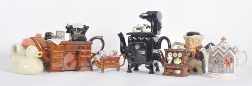 COLLECTION OF PAUL CARDEW NOVELTY TEAPOTS